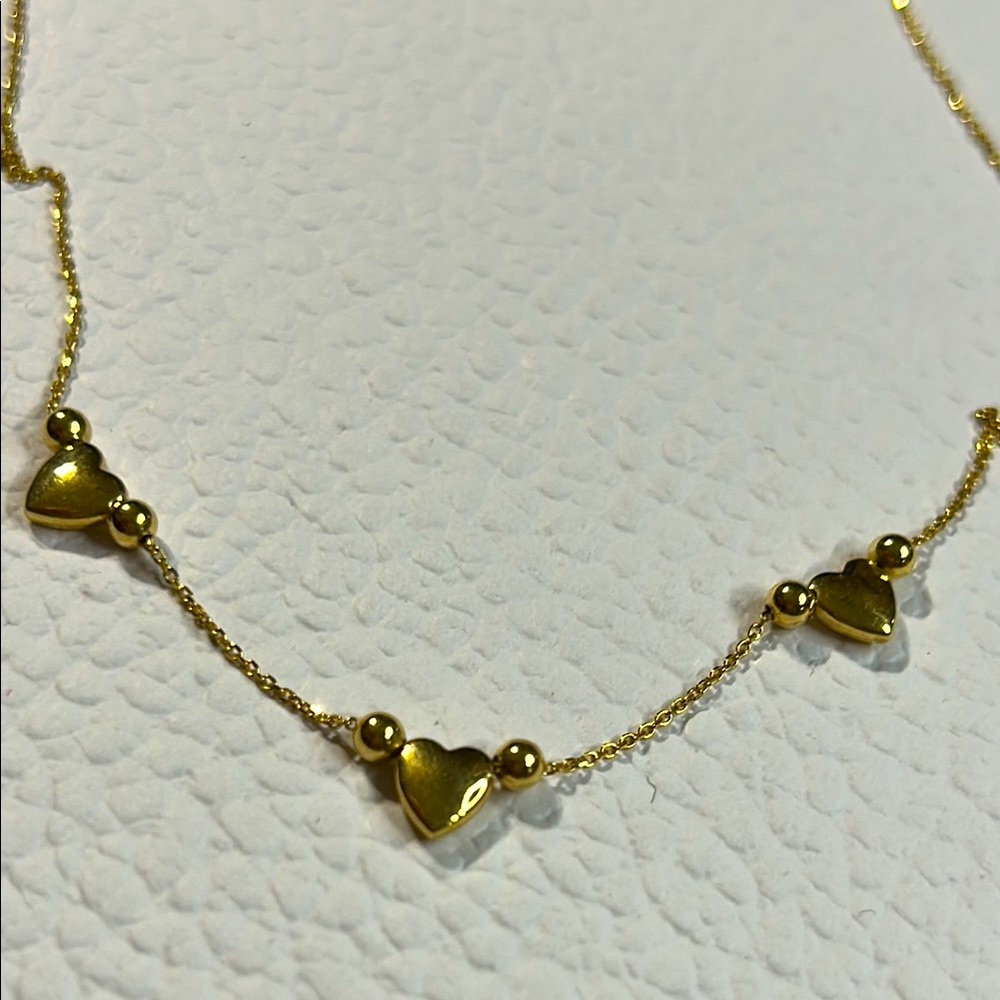 18k gold necklace and bracelet - Picture 4 of 5